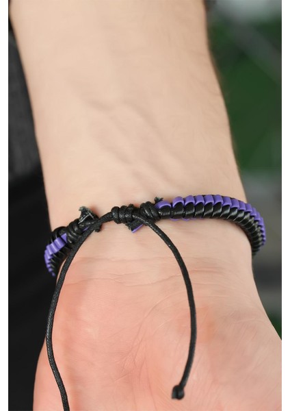 Mor Deri Erkek Bileklik fiyatları