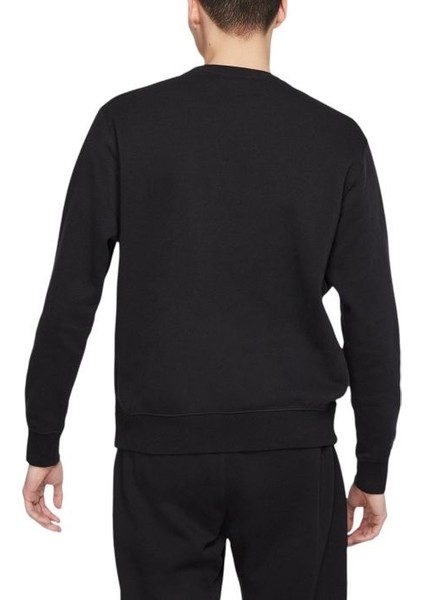 Sportswear Club Fleece Crew Erkek Siyah Sweatshirt fiyatları