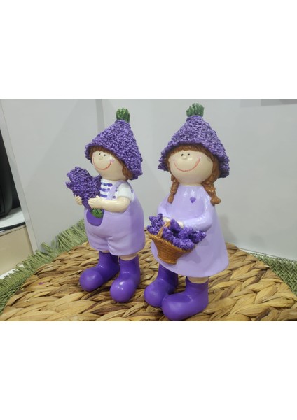 2 Li Lavanta Tutan Bahçe CÜCELERİ-BİBLO-MOR-LİLA-25X10CM modelleri