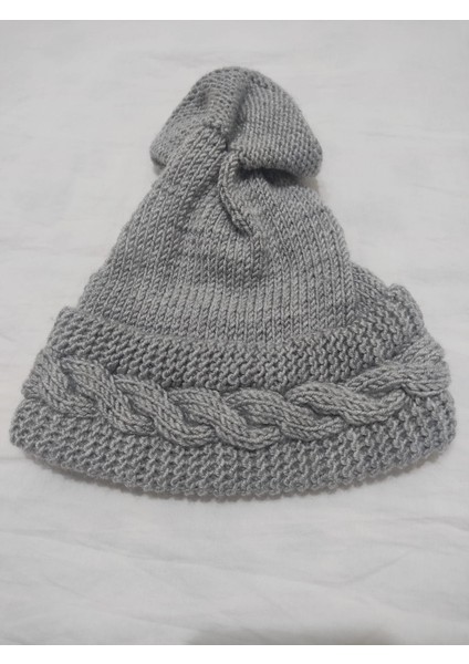 El Örgüsü Kalın Örme Kışlık Çocuk Beresi – 4-6 Yaş Uyumlu, Gri modelleri