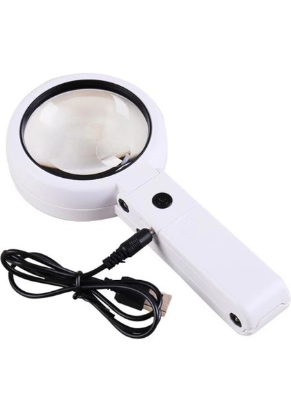 USB Şarj Edilebilir Katlanabilir 3.510X Büyüteç 8 Ledli Masa ve Eliçin Taşınabilir Büyüteç FS90RC indirimleri