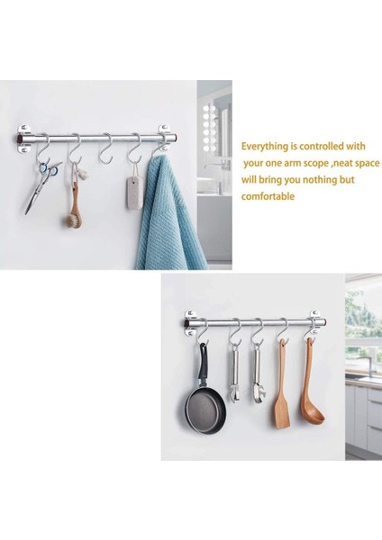 10 Adet Metal Renk S Kanca - Çok Amaçlı S Demir Kanca - 7,5cm Banyo & Mutfak Kanca modelleri