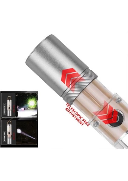 PS-8915 10W Zoomlu LED Özellikli Şarjlı Kamp El Feneri indirimleri