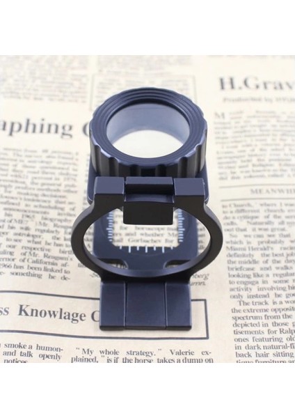 Tekstilciler Için Kumaş Kontrolü Büyüteç,katlanan, Metal 15X Büyütme fırsatları