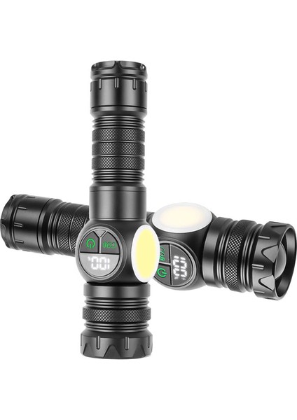 PS-8745 Profesyonel Zoomlu 30W Mıknatıslı Avcı Kamp Tamirci Feneri fiyatları