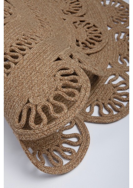 Reygon Ege 10 Hasır Daire Dekoratif El Örgüsü Kilim Yolluk Halı modelleri