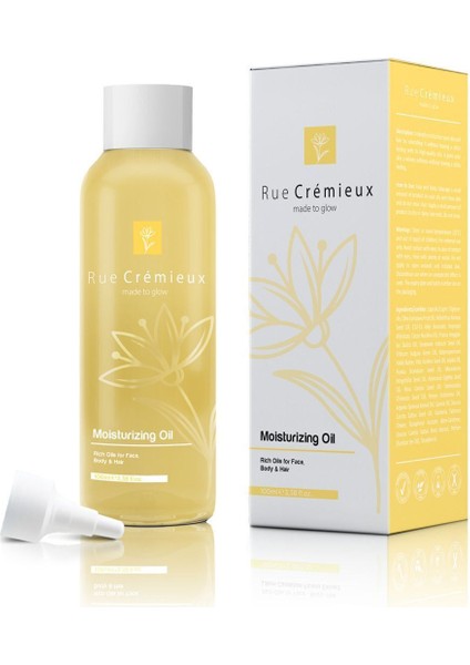 Nemlendirici, Besleyici ve Işıltı Veren Vücut ve Saç Için Mucizevi Bakım Yağı 100ML - Tk fiyatları