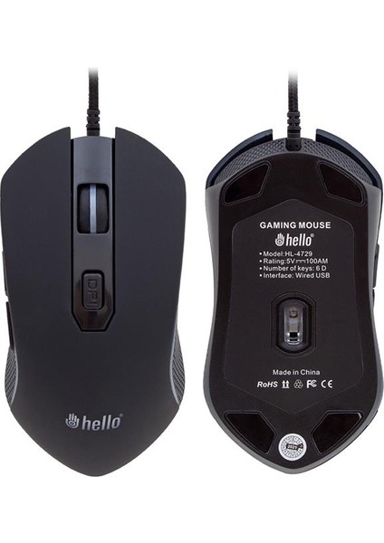 HL-4729 Kablolu Oyuncu Gaming Mouse fiyatları