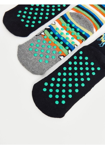 Yeni Sezon Desenli Erkek Çocuk Havlu Soket Çorap 3'lü fırsatları