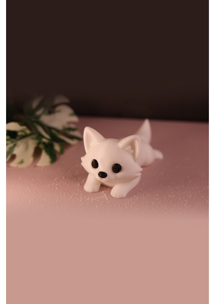 Beyaz Tilki Dekor – Bioplastik Yılbaşı Süs Figürü fırsatları