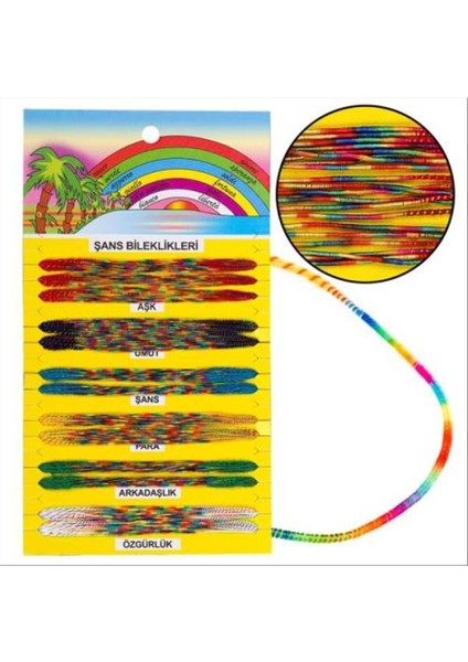 Şans Ip Bileklikleri (100 Adet) fiyatları