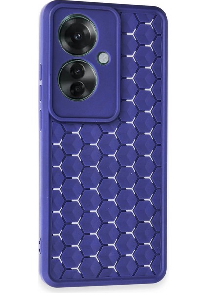 Newface Reno 11F Kılıf Petek Silikon Kapak - Lacivert fiyatları