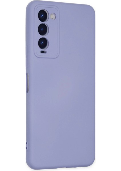 Tecno Camon 18 Kılıf Nano Içi Kadife Silikon - Lila modelleri