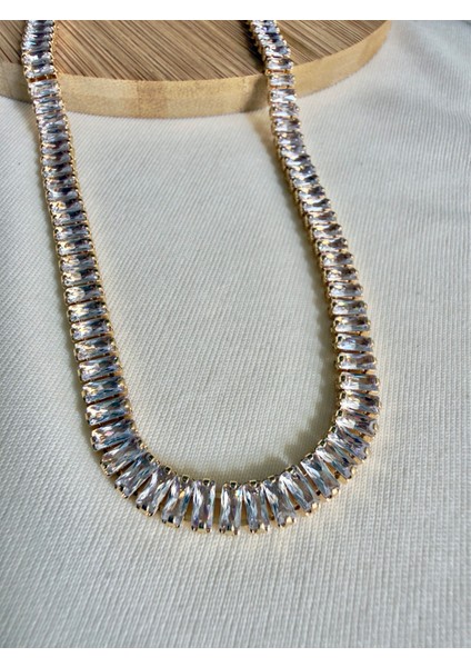 Dikdörtgen Taşlı Su Yolu Kolye fiyatları