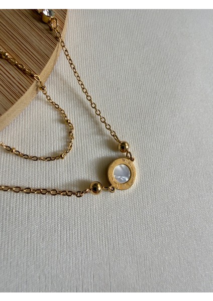 Halka Detaylı Çelik Zincir Kolye fiyatları