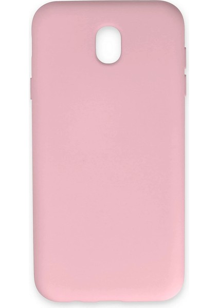 J7 / J730 Kılıf Nano Içi Kadife Silikon - Pudra