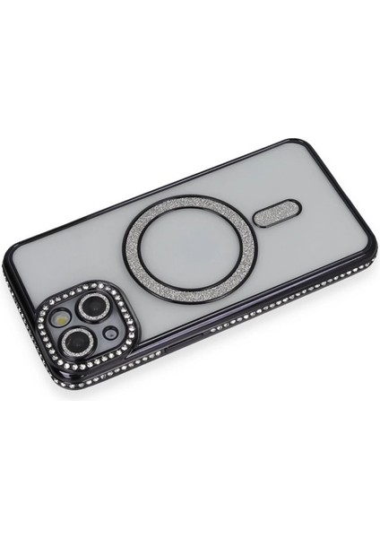 Newface Iphone 13 Kılıf Joke Simli Magneticsafe Kılıf - Siyah fiyatları