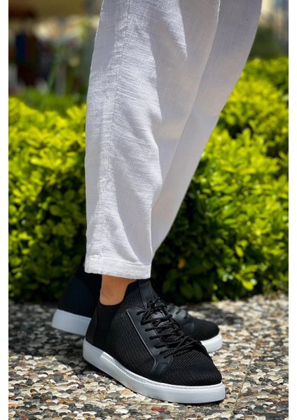 Drnds KB-112 Kuback Siyah Triko Bağcıklı Günlük Erkek Ayakkabı (Numara: 41)