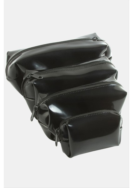 4 Adet El Tutmalı Makyaj Çantası