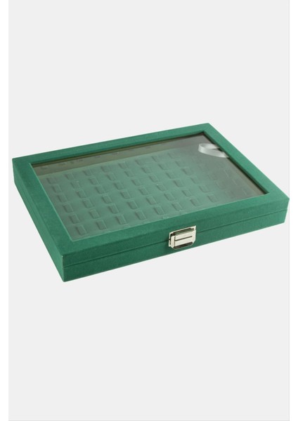 Cam Kapaklı Anfora Kumaş Tırnaklı Yüzük Standı 24*34 cm modelleri