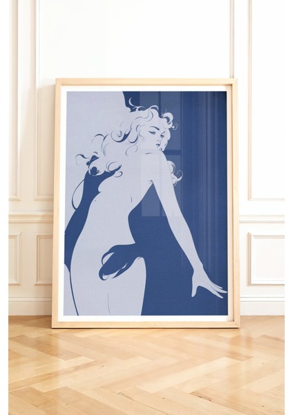 Çerçevesiz Poster Kadın Desenli - Dekoratif Çerçevesiz Poster - Hediyelik Çerçevesiz Tablo ACP28 fiyatları