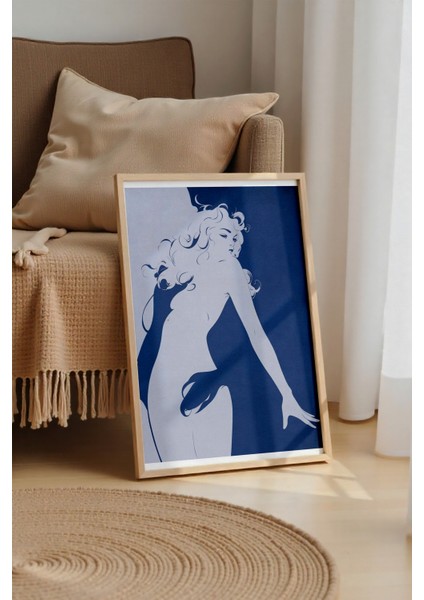 Çerçevesiz Poster Kadın Desenli - Dekoratif Çerçevesiz Poster - Hediyelik Çerçevesiz Tablo ACP28 modelleri
