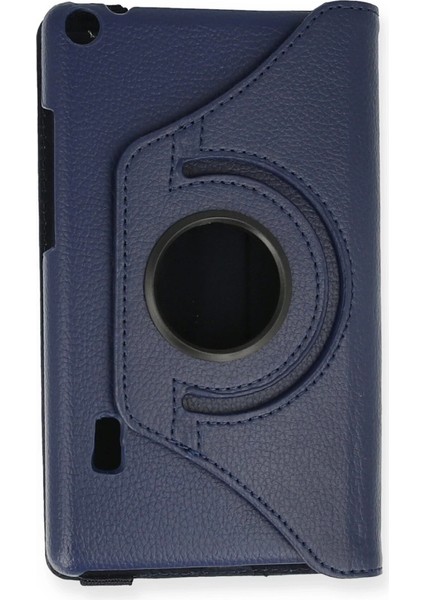 Mediapad T3 7 Kılıf 360 Tablet Deri Kılıf - Lacivert fiyatları