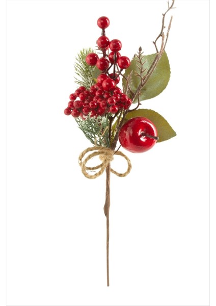 Elma Yapraklı Kokina Yılbaşı Süsü 29 cm fiyatları