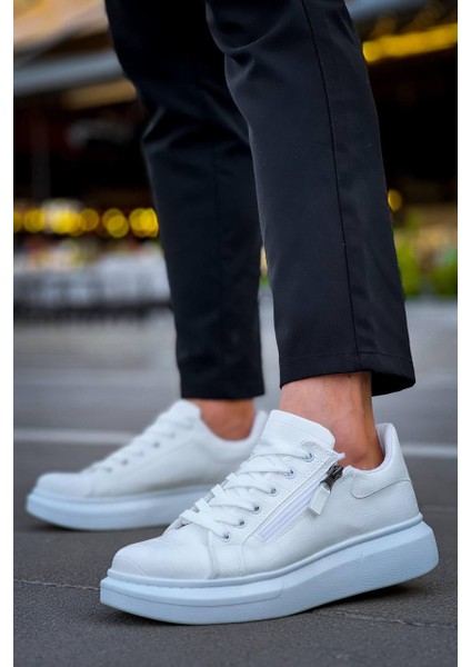 KB-309 Kuback Beyaz Fermuar ve Bağcıklı Günlük Erkek Ayakkabı indirimleri
