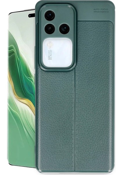 Newface V30 5g Kılıf Auto Focus Kapak - Koyu Yeşil