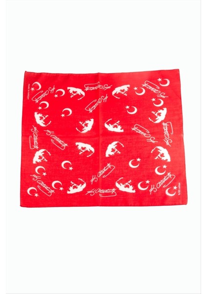 Ayyıldız Desenli Bandana 50*50