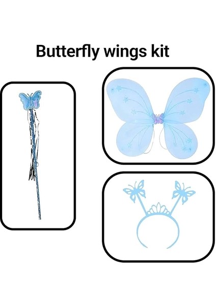 Erkek-Kız Seti – 50 cm Kanadı, Taç ve Asa fiyatları