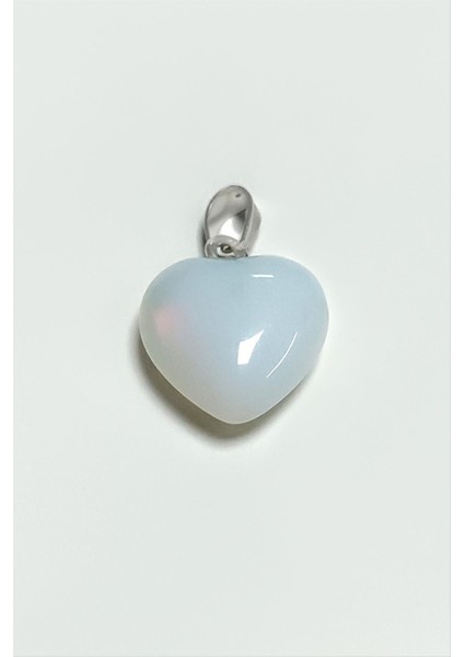 Aytaşı Kalpli Doğaltaş Kolye Ucu Küçük 1,5 cm fiyatları