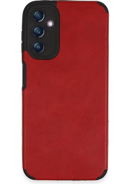 A14 4g Kılıf Loop Deri Silikon - Kırmızı