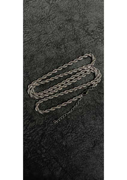 Burgu Zincir Kolye ve Bileklik Paslanmaz Çelik Erkek