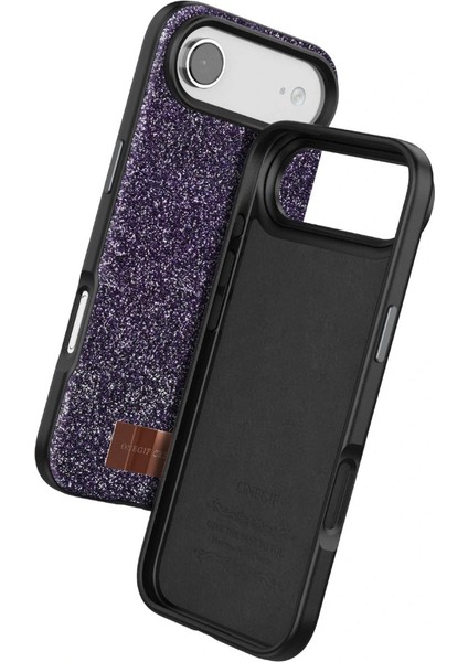 Onegif Iphone 17 Bright Simli Kapak - Derin Mor modelleri