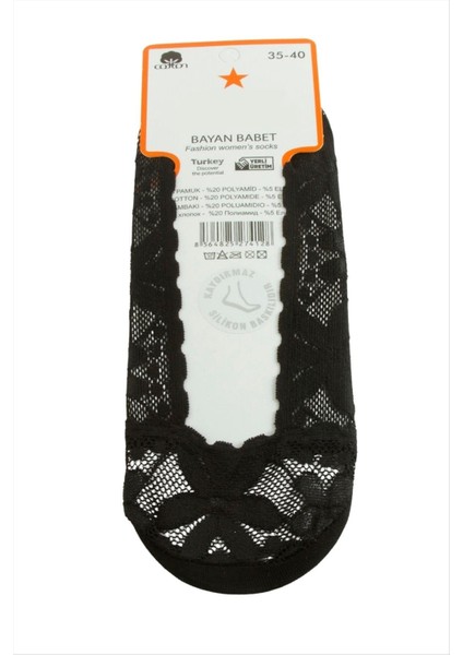 Çiçek Dantel Babet Çorap fiyatları