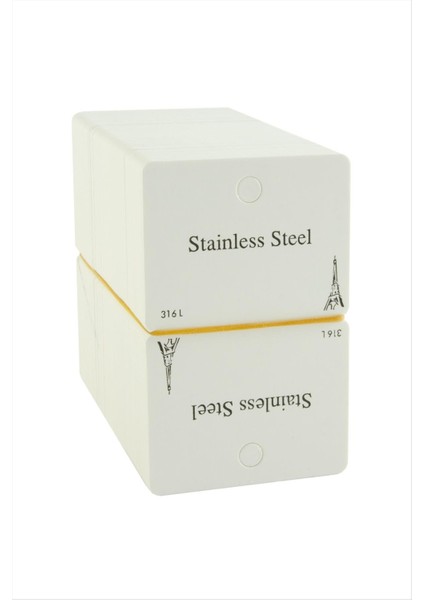 Çelik Dikdörtgen Bileklik Kartı 200 Adet