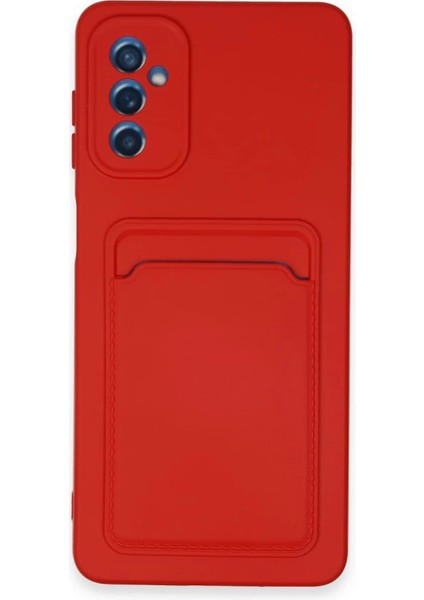 A14 4g Kılıf Kelvin Kartvizitli Silikon - Kırmızı