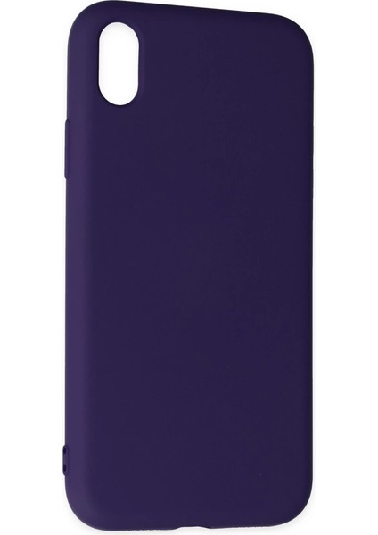 Iphone Xr Kılıf Nano Içi Kadife Silikon - Mor fiyatları