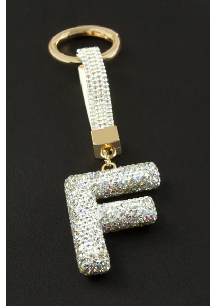 Harfli Savaroski Taşlı Anahtarlık modelleri