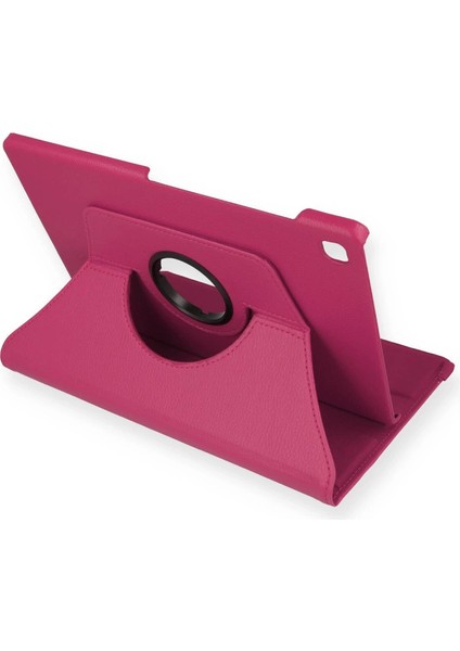 P610 Tab S6 10.4 Kılıf 360 Tablet Deri Kılıf - Pembe