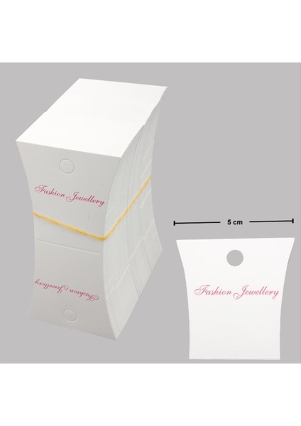 Oval Kesim Kolye Kartı