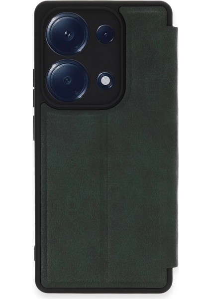 Newface Note 13 4g Kılıf Flip Cover - Koyu Yeşil modelleri