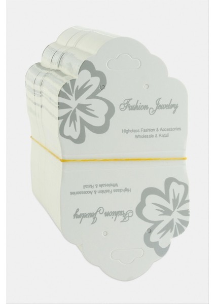 Büyük Çiçek Kolye Kartı 200 Adet fiyatları