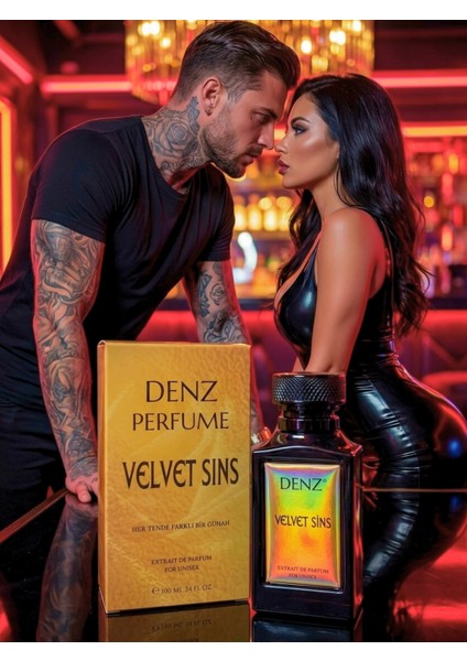 Velvet Sins Unisex Parfüm Parfüm değil baştan çıkarma ritüeli Extrait De Parfüm %40 Esans Oranı