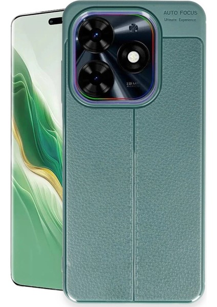 Newface Tecno Spark Go 2024 Kılıf Auto Focus Kapak - Koyu Yeşil