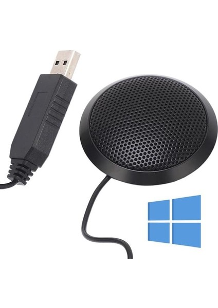 Haiki HK-102 USB 1.5 Metre Kablolu Kondenser Masaüstü Toplantı Podcast Mikrofonu