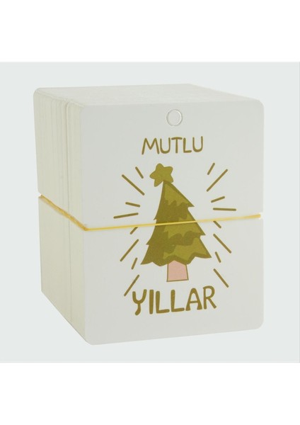 Mutlu Yıllar Bileklik Kartı 200 Adet fiyatları