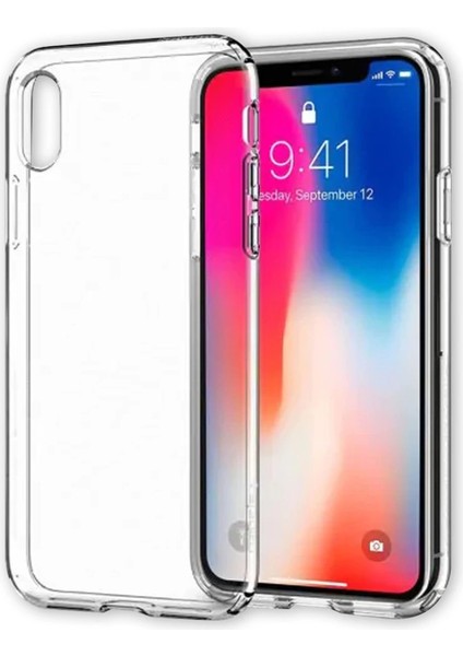 Iphone x Kılıf Lüx Şeffaf Silikon